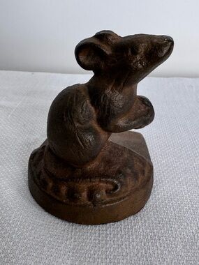 Cast Iron Mouse Door Stop